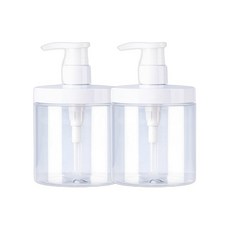 셀링랩 샴푸통공병, 2개, 투명, 500ml