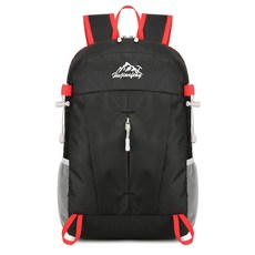 登山背包 旅行包 登山包 運動背包 雙肩包 折疊背包 旅遊背包 露營包 大容量包 徒步背包 15L輕量戶外雙肩包, 黑色