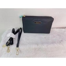 MIZZUE 7色三層厚磅防水尼龍多功能小包 皮革手拿包 多層包 零錢包 護照包 長夾包 手提包 斜背包