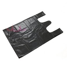 에버템즈 대형 검정 비닐봉투 60x90cm 김장 배접 쓰레기봉투 손잡이 재활용비닐봉투100리터 이삿짐용 두꺼운 특대형비닐봉투, 100L