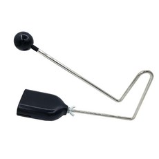 TUOREN Vibra 슬랩 타악기 덜컹거리는 사운드 효과 플라스틱 휴대용 비브라슬랩 악기 음악가 밴드 또는 스튜디오용 (블랙)