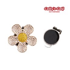 COLLYS GOLF 花朵高爾夫球標記夾組, 混合顏色, 1個