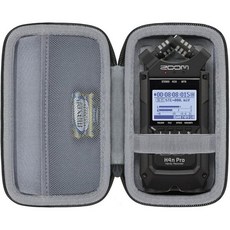 Zoom H4n Pro 휴대용 레코더 스테레오 마이크용 co2CREA 하드 케이스 교체, Black Case, for Zoom H4n Pro, 1개