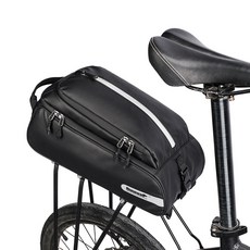 Rhinowork 自行車行李包 12L Pannier 旅行包 RK6203, 黑色
