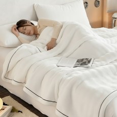 CIVILEE 정전기방지 극세사 밍크 담요 포근한 겨울 침실 거실 이불
