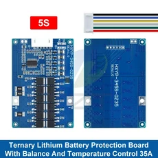 3S 4S 5S 35A 60A 12.6V 14.8V 21V BMS 리튬 배터리 충전 보호 보드 NTC 저항기 밸런스 온도 제어 기능 포, 02 5S, 03 모델 3