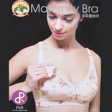 라 플라워 패턴 산전산후 겸용 노와이어 B컵 수유브라 ksg+01831Gk