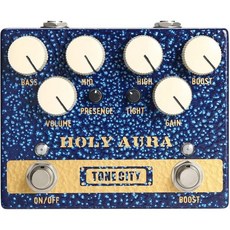VALETON Tone City Holy Aura 하이게인 디스토션 오버드라이브 페달 블루 모델 번호 6975220210390 1955606, VALETON Tone City Holy Aura 하이