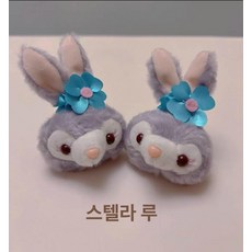 1+1] 스키 스노보드 신발 장식 / 귀여운 인형 키링 고리, 1개, 스텔라루 한 쌍