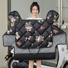 전기 바이크 오토바이 앞 유리 이불 겨울 새 스타일 기모 두꺼운 당나귀 배터리 방풍 및 방한 커버, [06] 여름 랜덤(핑크 블루 그레이), [01] 샴 스타일