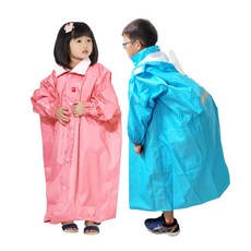 小揹兒童雨衣-前開式 後背容量設計雨衣 書包雨衣 兒童前開雨衣 輕便拉鍊雨衣
