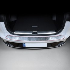 유투카 호환 그랑 콜레오스 튜닝 용품 스테인레스 트렁크 가드, Silver