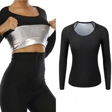 땀복 운동복 여자 두배되는 긴팔 운동효과 쫀쫀 홈트