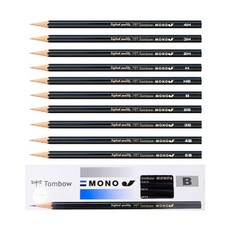부드럽고 강한 연필 2H 12개입 책쓰기 심굵기+글로벌커머스랩Shop, 빠른배송