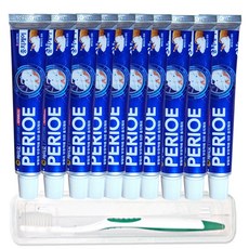 엘지 페리오 여행용 휴대용 치약 50g x10개 벌크 +사은품, 10개