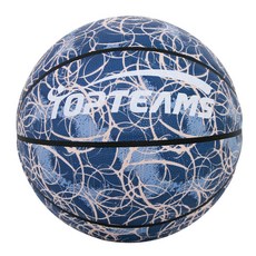 TOPTEAMS TPU 籃球 耐磨防滑 超高彈力 5號/7號球, 1個, 淺藍