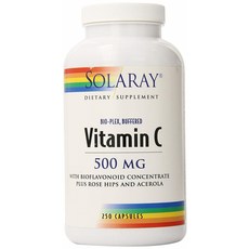 SOLARAY 維他命C膠囊 500mg, 1個, 250 件