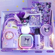 아동 여아선물세트 어린이 무선마이크 블루투스 노래방놀이 생일선물, 14세트