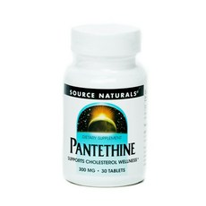 SOURCE NATURALS 泛酸錠 300mg, 1個, 30 件