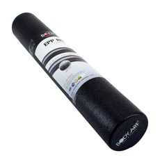 바디아트 필라테스 폼롤러 + 운동법포스터, EPP블랙, 1개