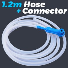 플라스틱 브레이크 유체 흡입 튜브 커넥터 키트 자동차 트럭 오일/공기 교체 용 빠른 연결 1.2/1.6/2/3 미, 03 1.2m Hose- Connector