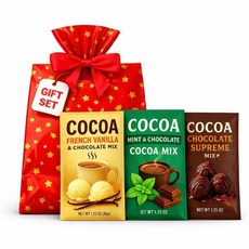 제너릭 핫초콜릿 믹스 바닐라 민트 초콜릿 3종 선물팩 300g, 35g