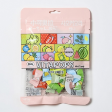 샤오커오라 캔디 비타팝스 페퍼민트향 비타민C 60g, 3개