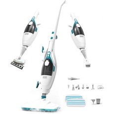 블랙+데커 스팀 걸레 화이트 HSM13E1, White/Blue