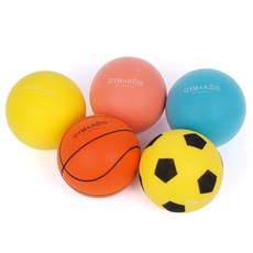 아이워너 짐앤키즈 무소음 소프트 축구공 180mm, 옐로우, 1개