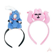 한스리빙 두 손 집게 인형 머리띠 단체야유회, 토끼