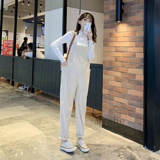 [Myshe]여자 임산부 멜빵바지 봄 가을 XiaoM01611FEI611KZ04
