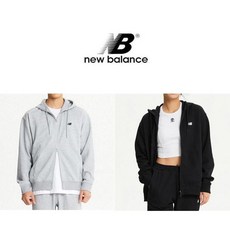 뉴발란스 UNI 에센셜 스몰로고 후드집업 NBMDGCO103