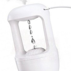 디자인 미니 가습기 워터볼 초음파 무드등가습기 침실용, 1개