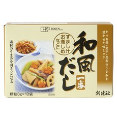 SokenSha 鰹魚片小魚乾海帶濃郁日式高湯, 1個, 80g