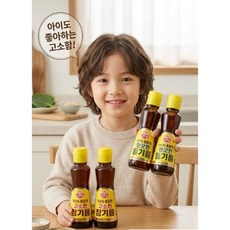 오뚜기 향긋한 들기름 고소한 참기름 통참깨 통들깨 100퍼센트, 4개, 160ml