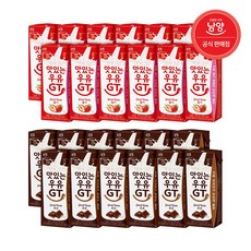 (혼합)맛있는우유GT 초코 +딸기, 190ml