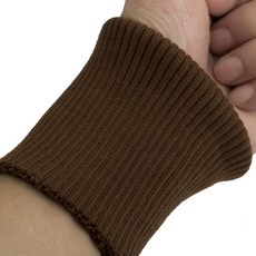 글로아픽 밑단패딩 니트 다리 소맷부리 손목밴딩 수선, R. 갈색