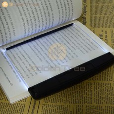 골든트리 LED 패널 북라이트 북마크 야간 침실 독서등, 11.5cm x 17cm