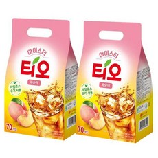 티오 복숭아 아이스티13g 70개입 2개, 140개, 13g