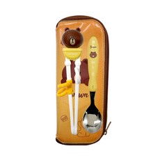 어린이수저세트 아동수저세트 유아수저세트 라인프 운 용 수저 젓가락 케이스 세트 jee+030mo