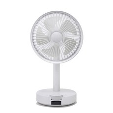 BARSET 4D FAN 다기능 무선 탁상 선풍기 & 서큘레이터 화이트