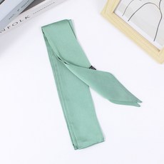 仿真絲純色絲巾髮帶綁髮古風女韓版2米飄帶長款束髮帶