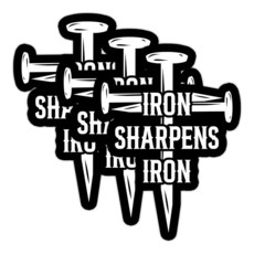 아이언 샤프펜 아이언 스티커 5.1cm2인치 기독교 예수 신 십자가 성경 구절 종교 스티커 책 방수 다이컷 비닐 데칼 물병 노트북 휴대폰 엄마 아빠 친구 동료용 세트 43172, 아이언 샤프펜 아이언 스티커 5.1cm2인치 기독교 예