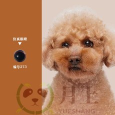 양모펠트 강아지눈 273 푸들 말티즈 요크셔 양모 인형 만들기 강아지 홍채, 1개