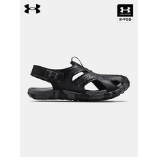 [백화점 정품] 언더아머 Under Armour UA 팻타이어 디펜더 프리스쿨 샌들 3023783-001