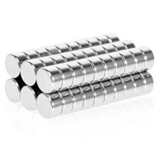 ECLATIS 80팩 소형 자석 공예용 원형 미니 작은 냉장고 화이트보드 사무실 DIY 및 가정 정리용 초강력 흡입하고 내구성 있는 자석5x3mm-80피스 292542