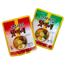 맛다시 전투식량 군대맛다시 산채비빔 90g x 10개, 고추나라 10개