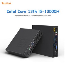 텍스후 미니 PC 인텔 코어 13세대 i5 13500H 12450H 8G16G 램 256G512G SSD 게이밍 컴퓨터 ITX 윈도우 11, 02 8G RAM 256G SSD, 03 D3 i5-11500B WiFi5