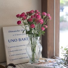 Clarté 法式風情玻璃花瓶, 透明