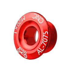 ONEGOO 산악 자전거 알루미늄 합금 크랭크 커버 나사 하단 브래킷 중공 통합 M15 M20, 07 Red M20, 1개